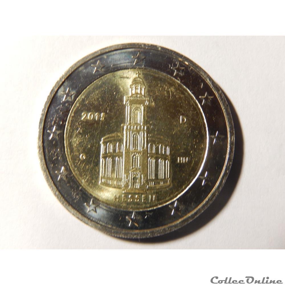 monnaie euro allemagne hessen