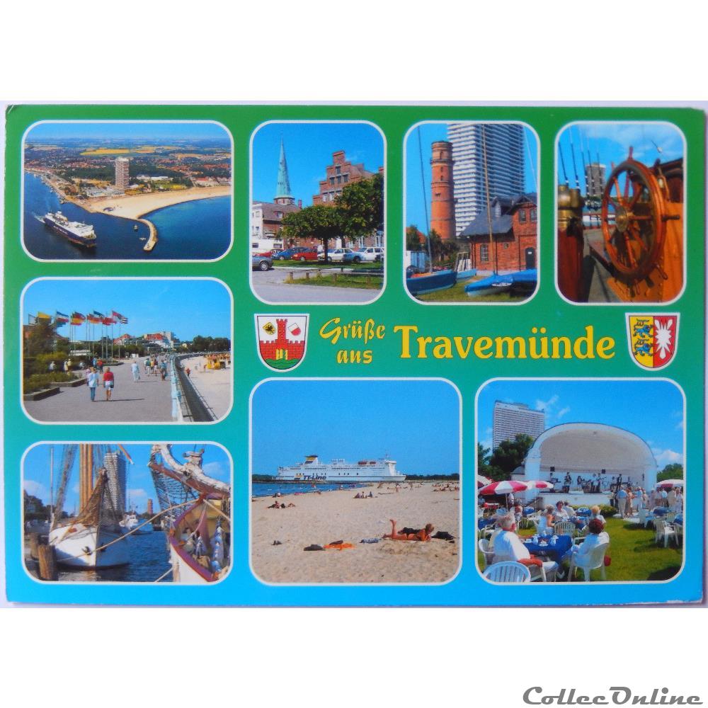 CP d'Allemagne, Schleswig-Holstein, Travemünde carte postale europe rhone alpe cp allemagne schleswig holstein travemunde