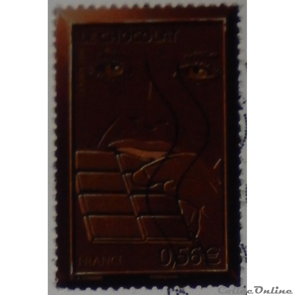 04366 Chocolat 0,56€ de 2009 timbre france 04366 chocolat 0 56 de 2009