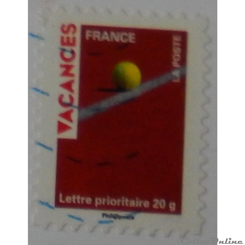 AA00315 balle de tennis 20g de 2009 timbre france aa00315 balle de tennis 20g de 2009