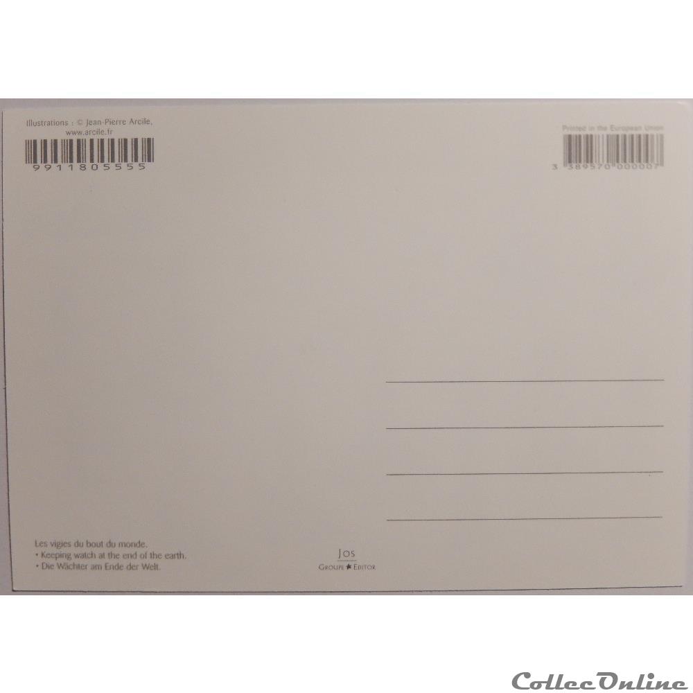 carte postale france cp de bretagne les phares