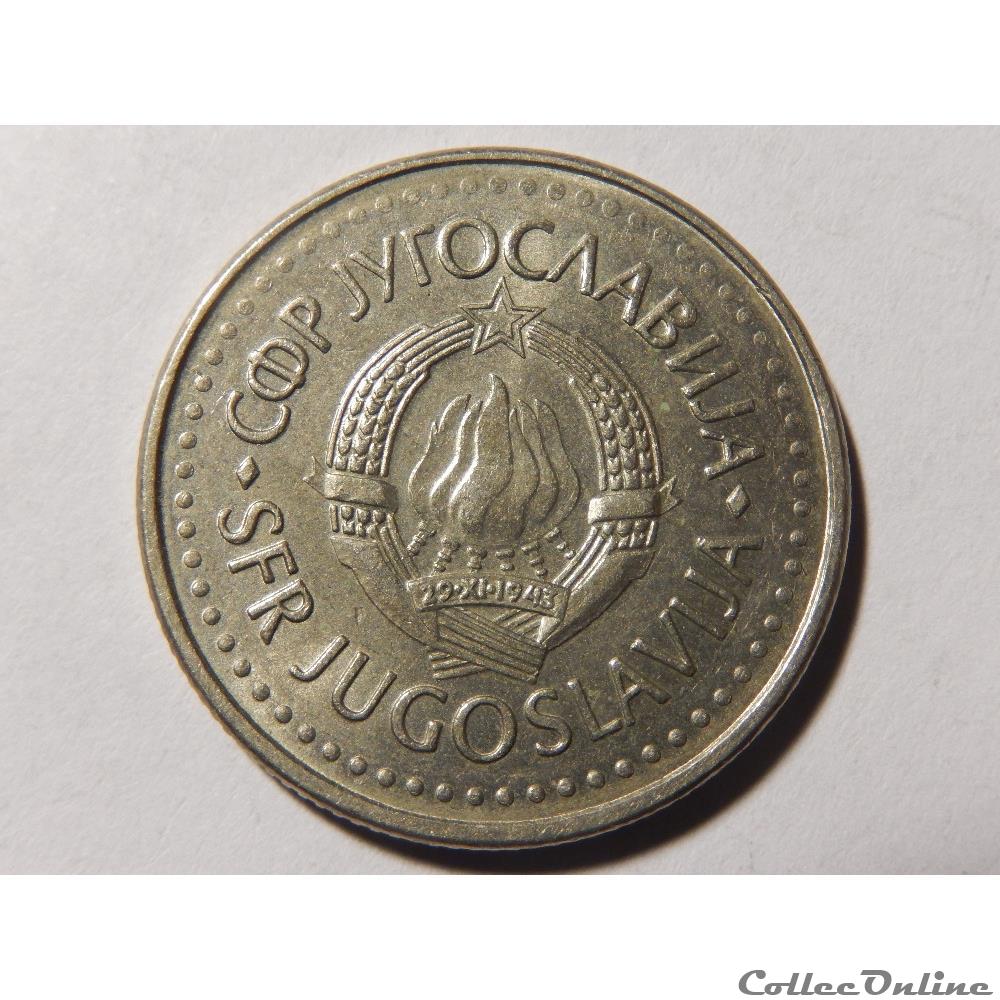 Yougoslavie, 10 dinara de 1983 2 monnaie monde yougoslavie 10 dinara de 1983