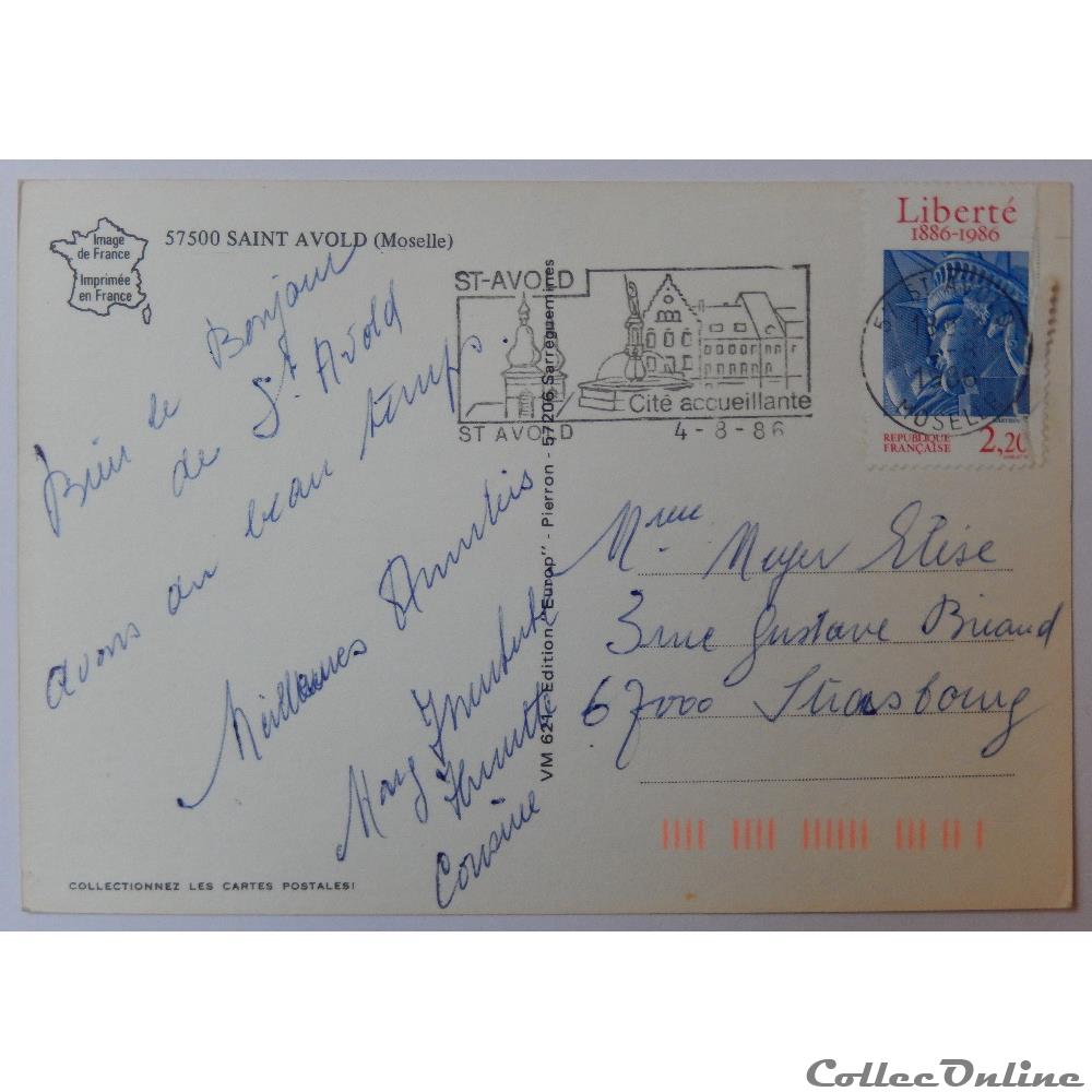 carte postale france lorraine cp de moselle saint avold