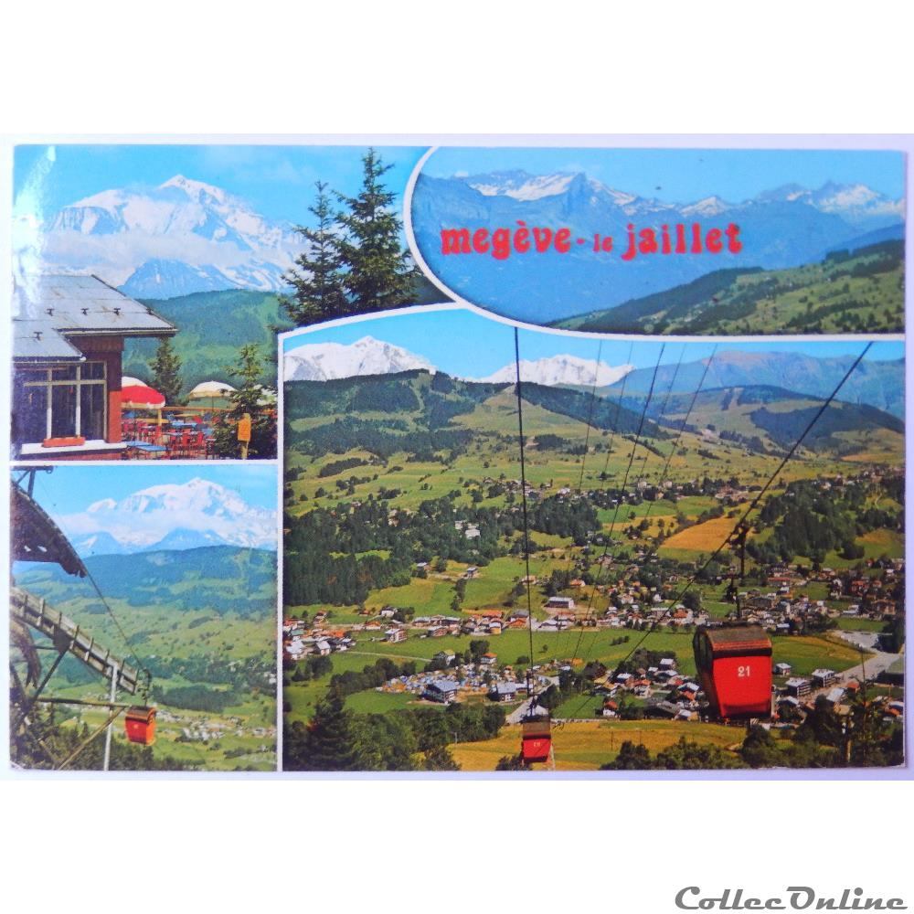 carte postale france rhone alpe cp de haute savoie megeve