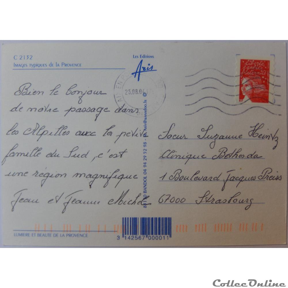 carte postale france cote azur cp de provence