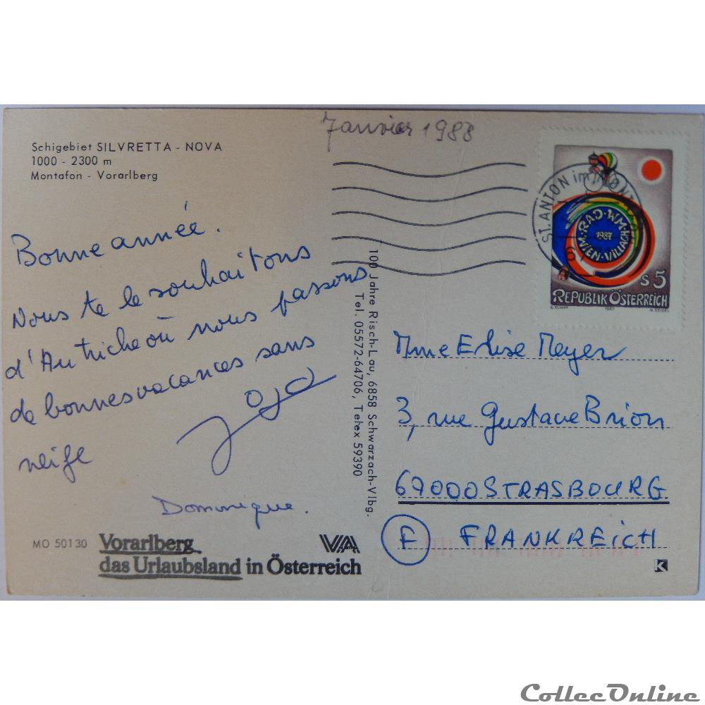 CP d'Autriche, Vorarlberg, Silvretta-Nova carte postale europe alsace cp autriche vorarlberg silvretta nova
