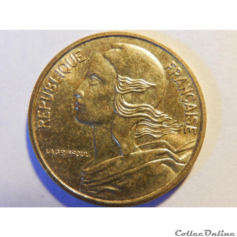 monnaie france moderne 5 centimes marianne 1986