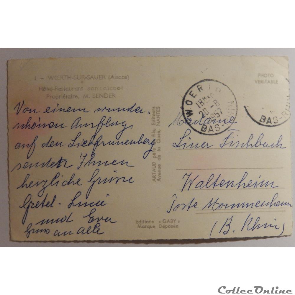CPA de Woerth-sur-Sauer, Bas-Rhin carte postale france alsace cpa de woerth sur sauer bas rhin