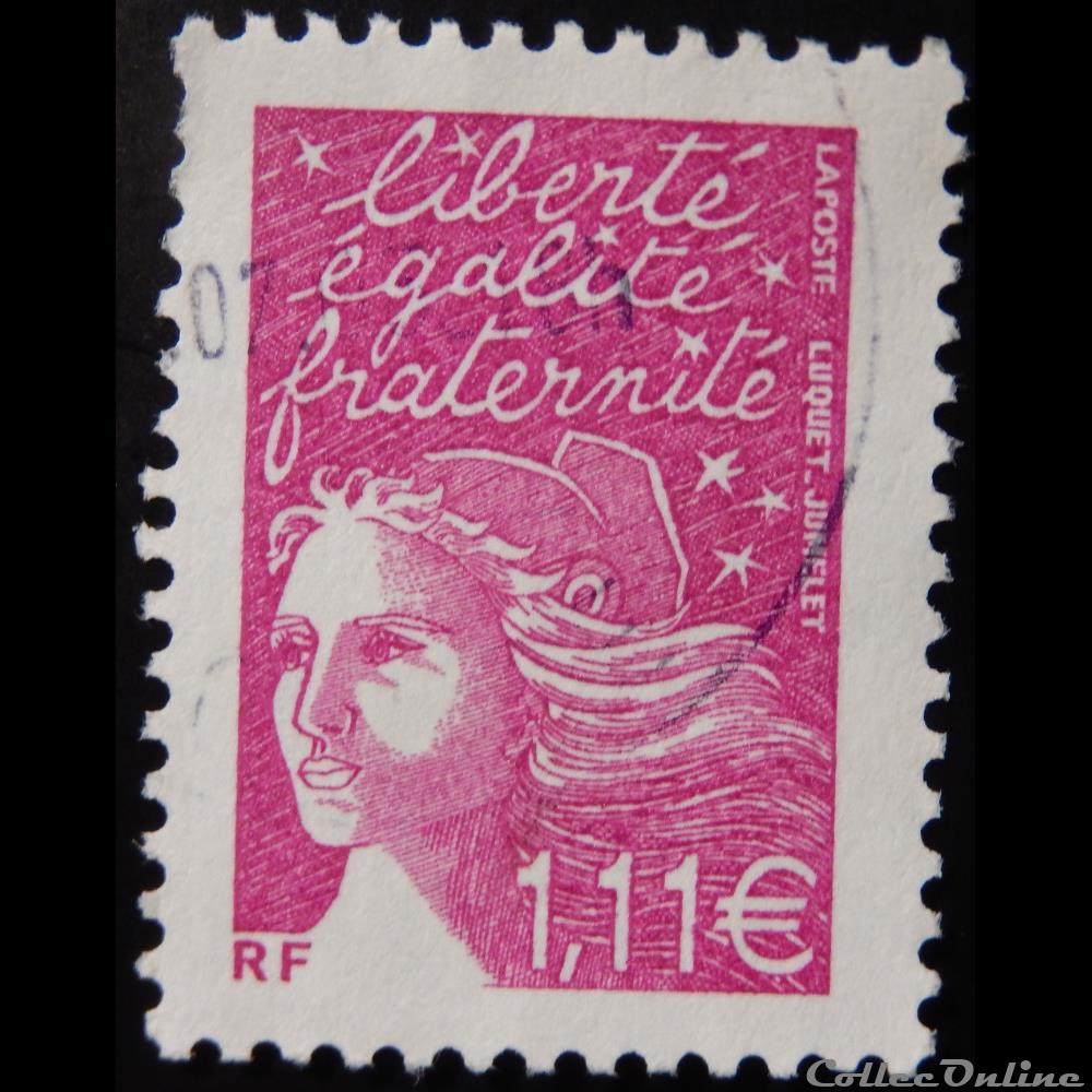 03574 Marianne de Luquet 1,11 € fuschia 3 timbre france 03574 marianne de luquet 1 11 fuschia