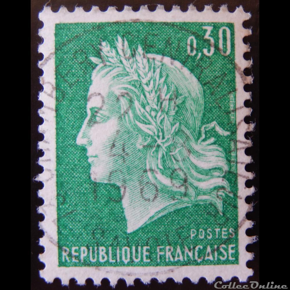01536A La République de Cheffer 0.30F vert gravé de 1967 2 timbre france 01536a la republique de cheffer 0 30f vert grave de 1967