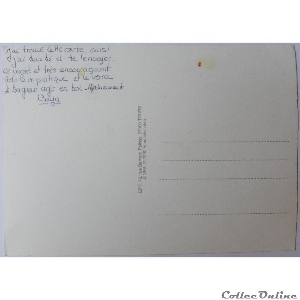 CP Citation biblique, Cygne carte postale europe provence cote d azur cp citation biblique cygne