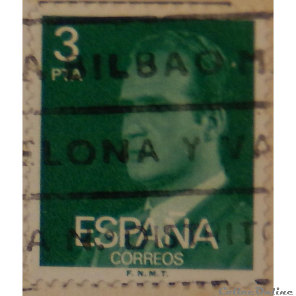 Espagne 01992 roi Juan Carlos I 3Ptas de 1976 3 timbre europe espagne 01992 roi juan carlos i 3ptas de 1976
