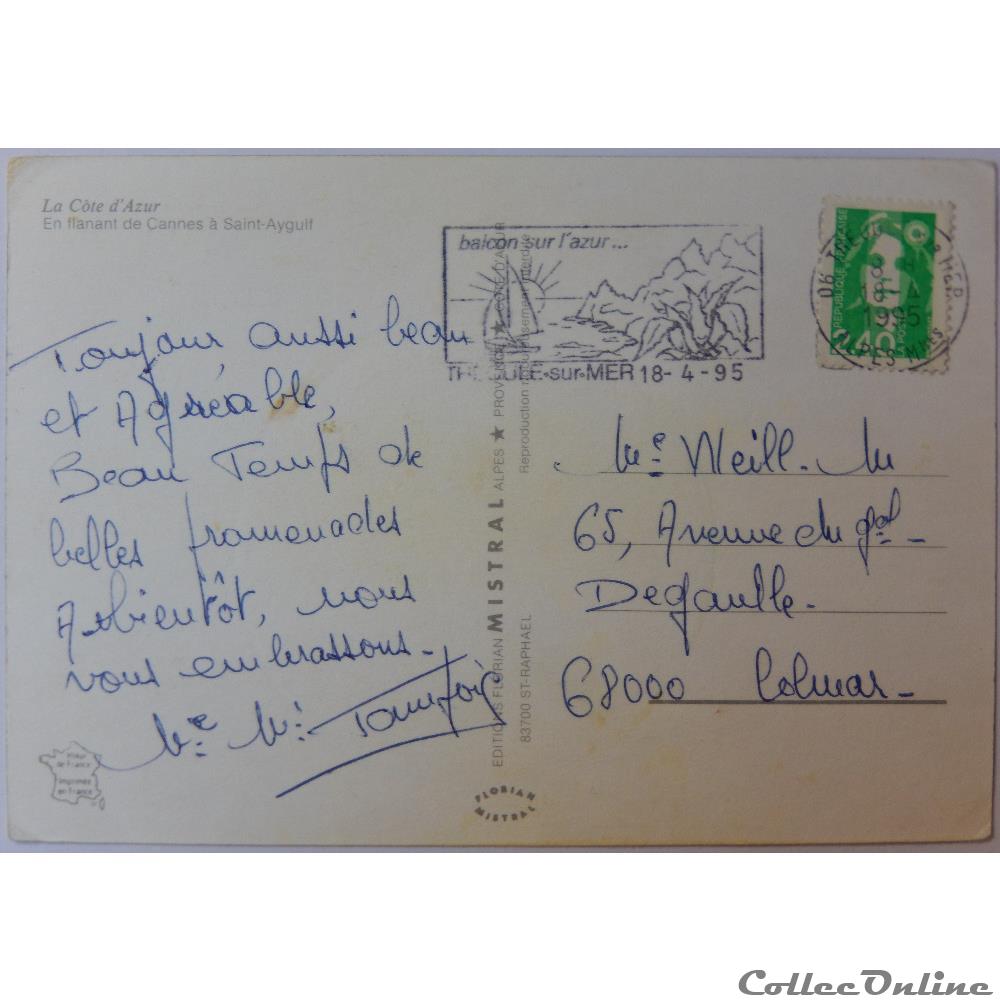 CP de la côte d'Azur carte postale france provence cp de la cote azur