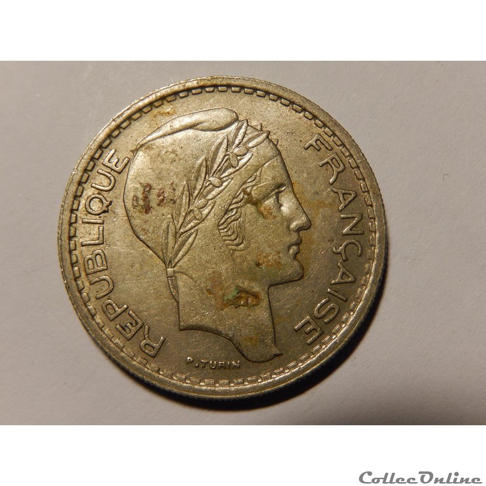 monnaie france moderne 10 francs turin petite tete 1949