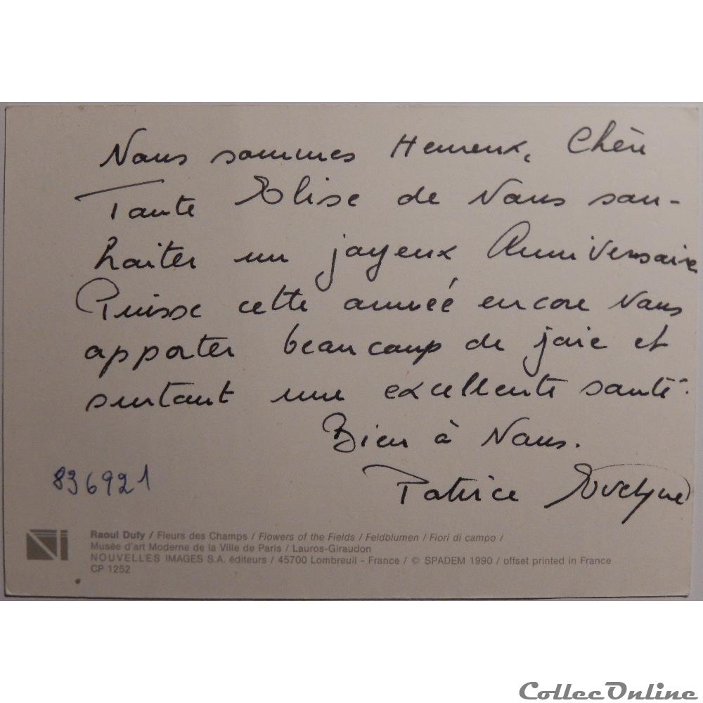 carte postale auvergne cp peinture