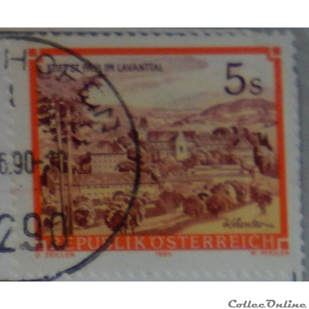 Autriche 01656 Monastère bénédictin St. Paul, Lavanttal 5S de 1985 timbre europe autriche 01656 monastere benedictin st paul lavanttal 5s de 1985
