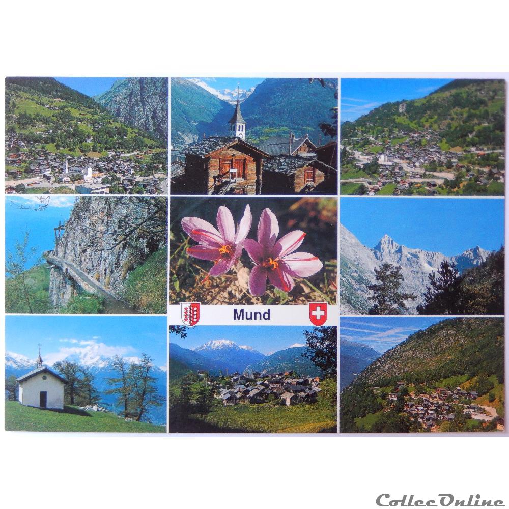 CP de Suisse, Le Valais, Mund carte postale europe alsace cp de suisse le valais mund