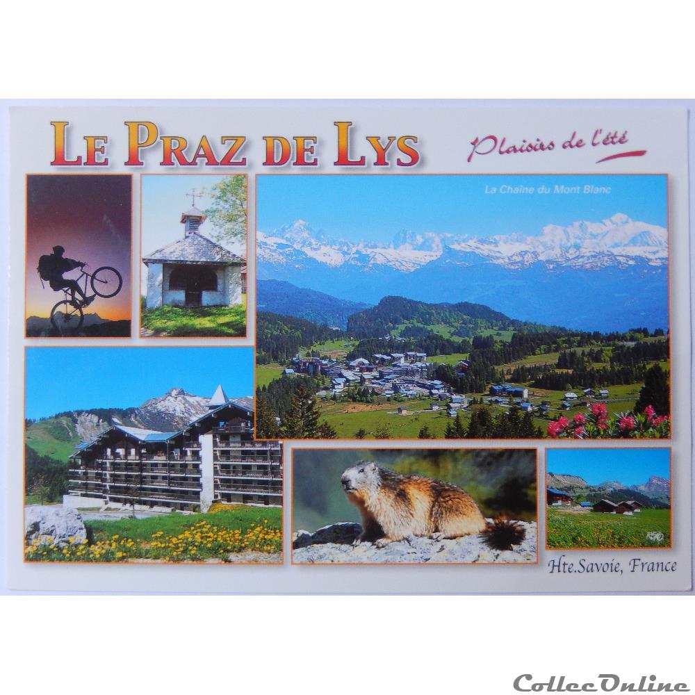 carte postale france rhone alpe cp de haute savoie le praz de lys