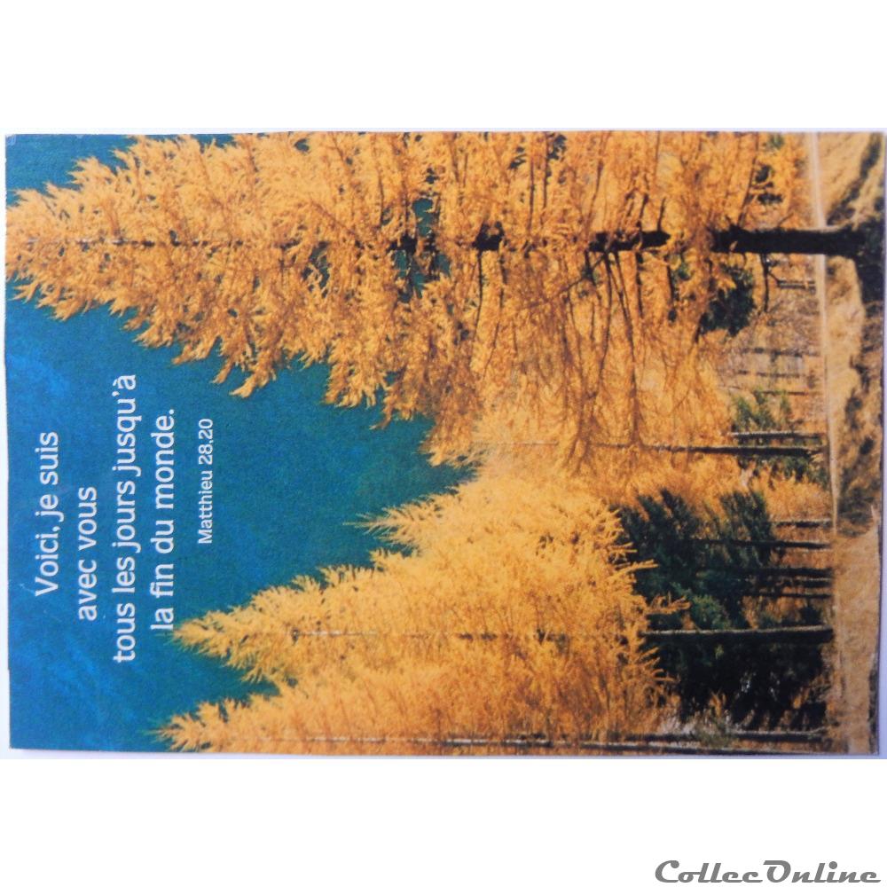 carte postale europe franche comte cp citation biblique paysage