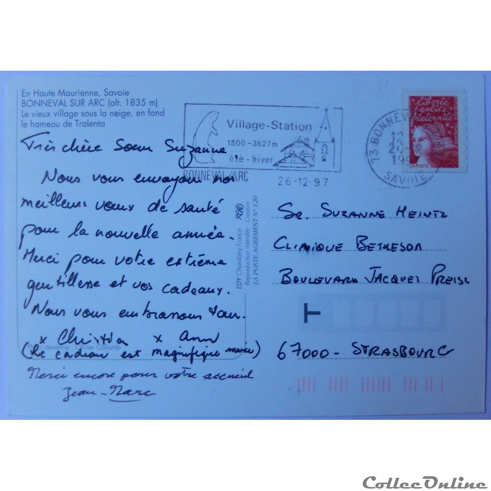 CP de Savoie, Bonneval sur Arc carte postale france rhone alpe cp de savoie bonneval sur arc