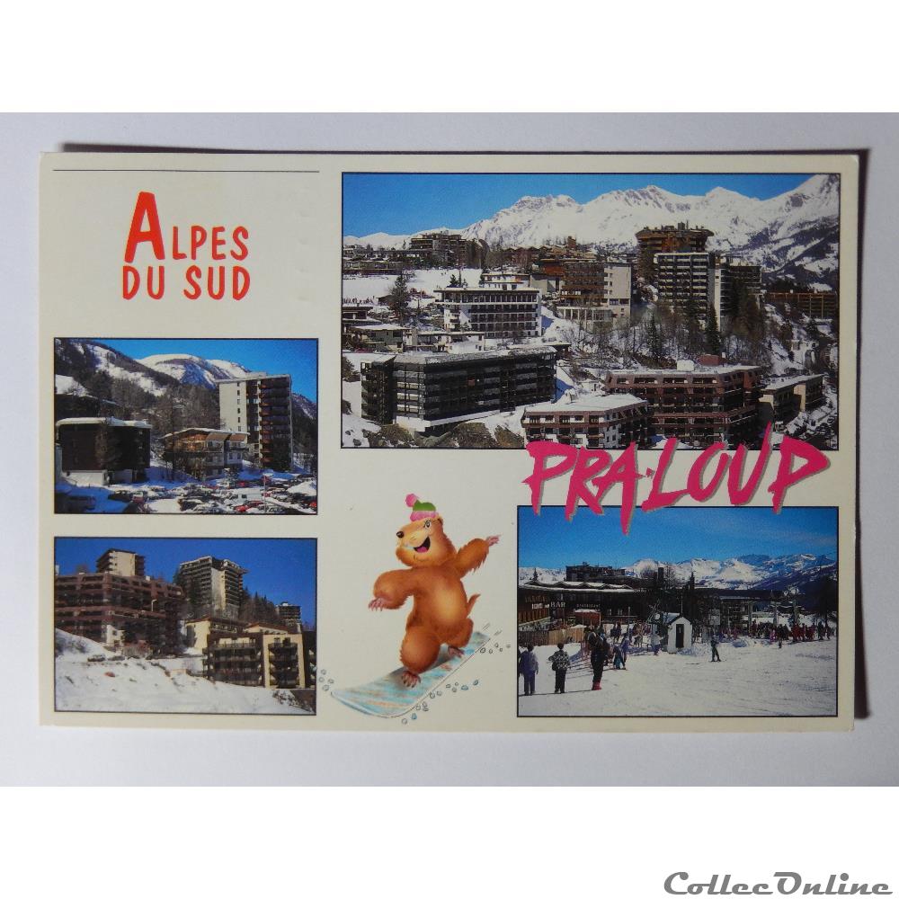 carte postale france cote azur cp des alpes de haute provence pra loup
