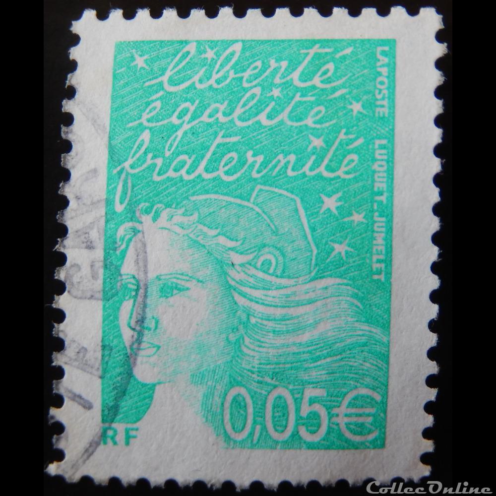 03445 Marianne de Luquet 0,05 € émeraude 4 timbre france 03445 marianne de luquet 0 05 emeraude