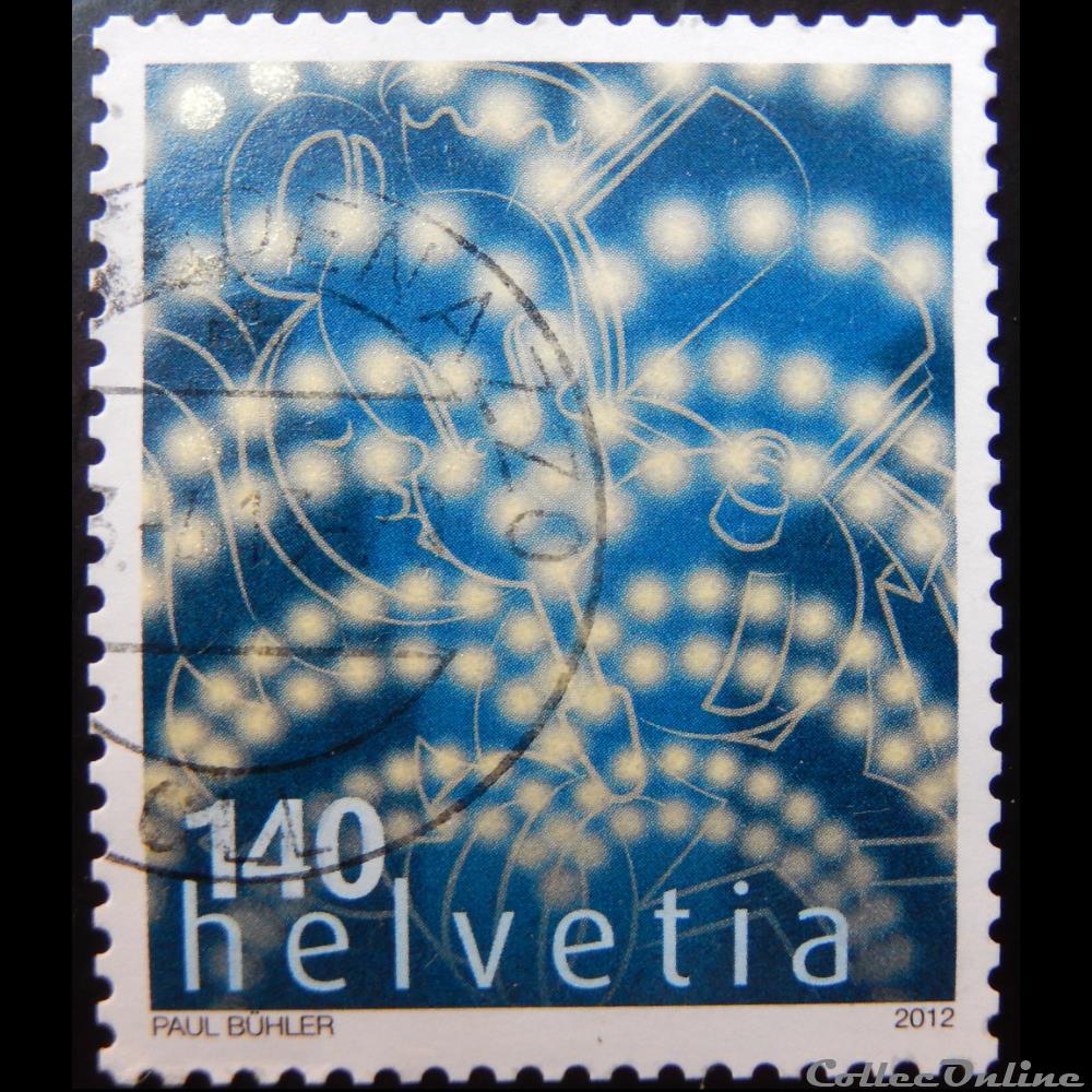 timbre europe suisse 02199 noel 140cts de 2012