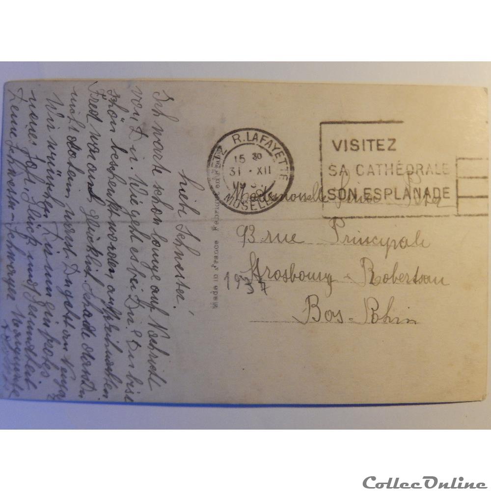carte postale aquitaine cpa de bonne annee femme avec bouquet de fleurs