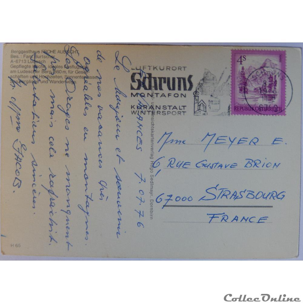 CP d'Autriche, Vorarlberg, Ludesch carte postale europe champagne ardenne cp autriche vorarlberg ludesch