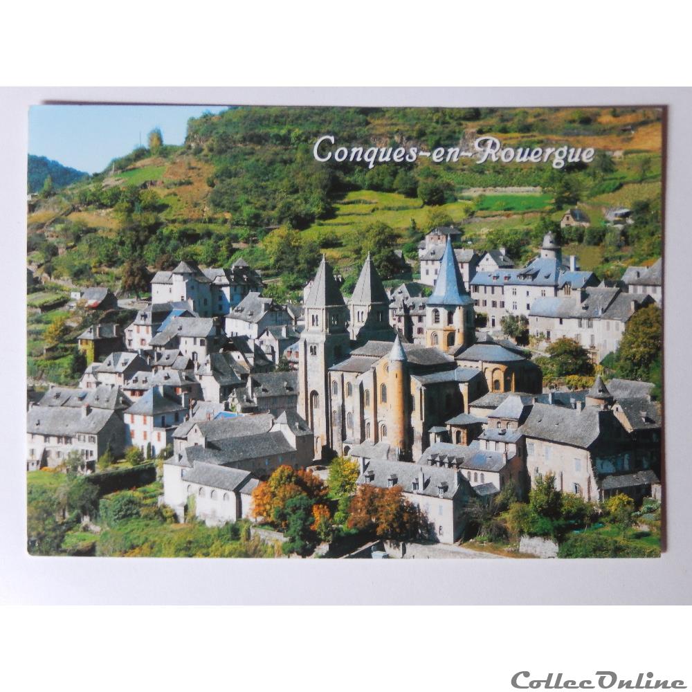 CP de l'Aveyron, Conques-en-Rouergue carte postale france midi pyrenee cp de aveyron conques en rouergue