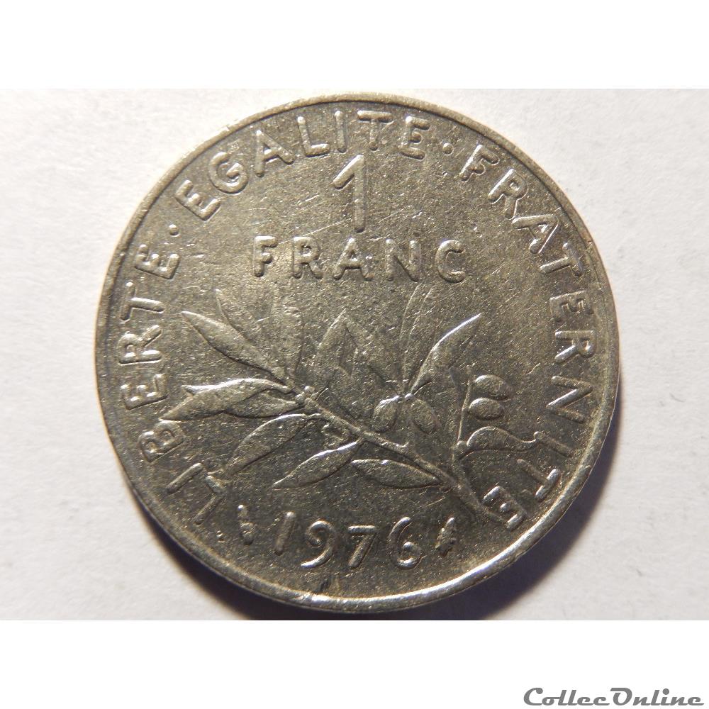1 franc semeuse 1976 monnaie france moderne 1 franc semeuse 1976