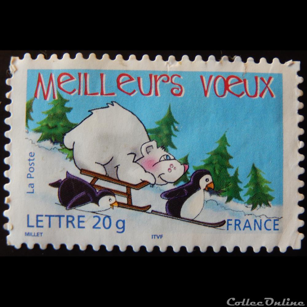 03857 Meilleurs voeux Cinquième timbre 20 gr france 03857 meilleurs voeux cinquieme timbre 20 gr