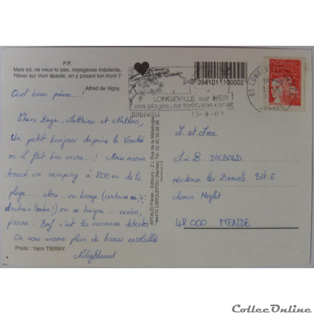 CP Paysage, la mer carte postale europe rhone alpe cp paysage la mer