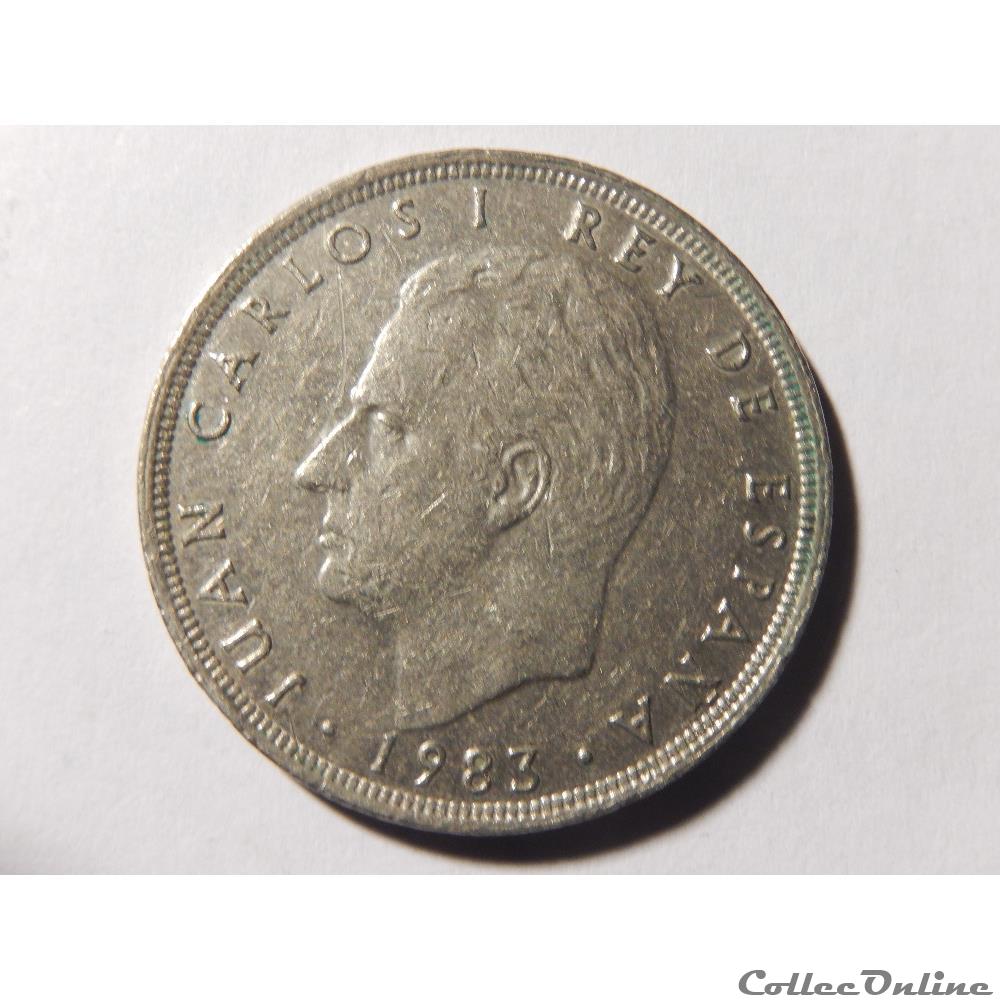 Espagne, 25 pesetas de 1983 2 monnaie monde espagne 25 pesetas de 1983