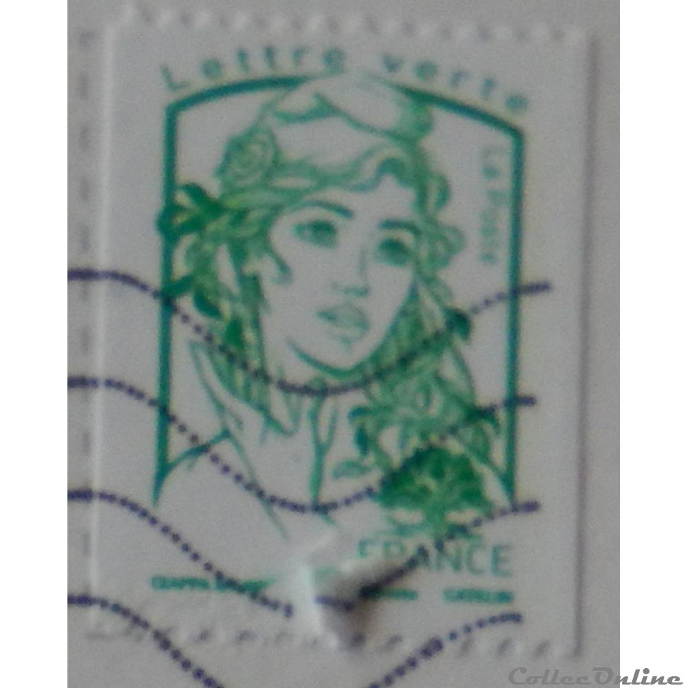 timbre france 05017 marianne et la jeunesse lettre verte de 2016
