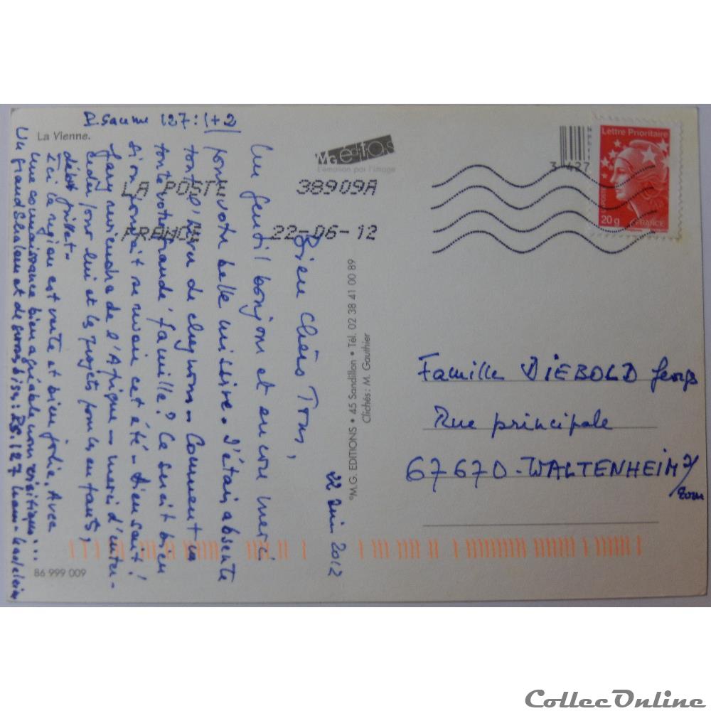 CP de la Vienne carte postale france poitou charente cp de la vienne