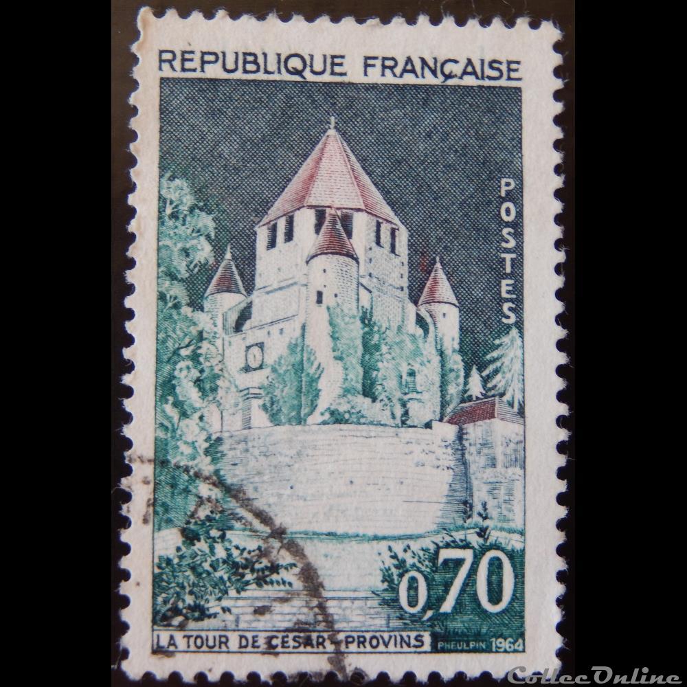 01392A Provins - La tour de César 0.70F timbre france 01392a provins la tour de cesar 0 70f