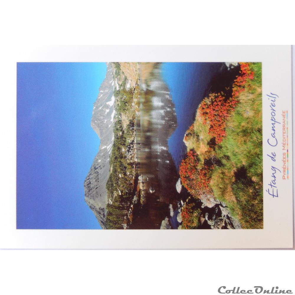 CP des Pyrénées-Orientales, étang de Camporeils carte postale france midi cp des pyrenees orientales etang de camporeils