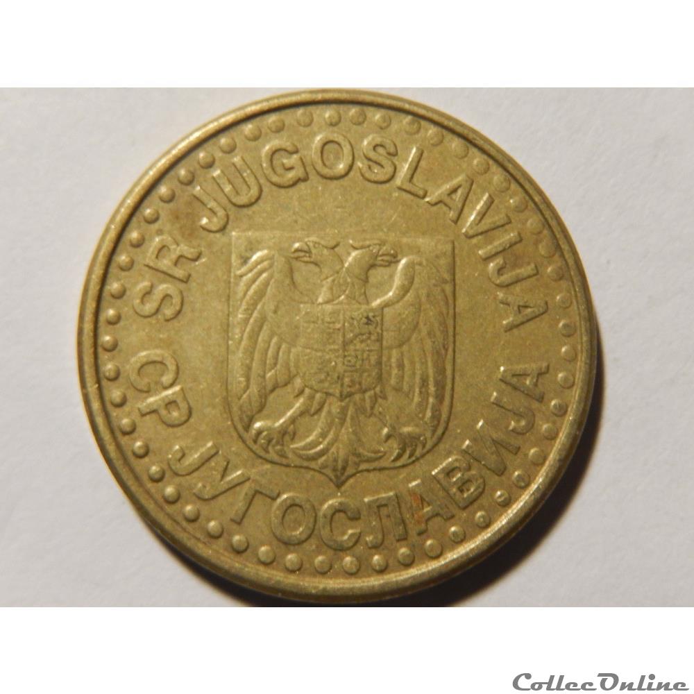 monnaie monde yougoslavie 50 para de 1999