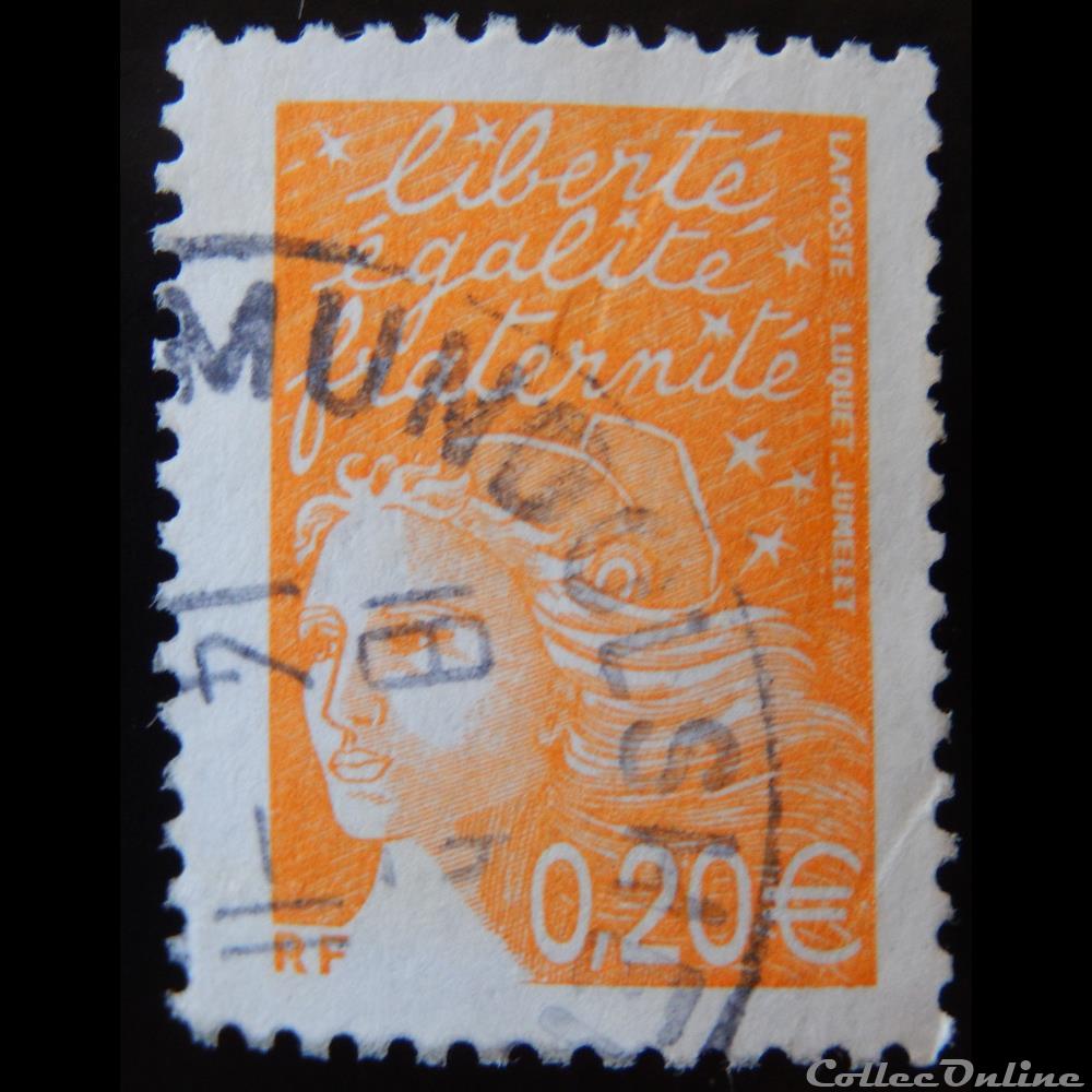 03447 Marianne de Luquet 0,20 € orange 4 timbre france 03447 marianne de luquet 0 20 orange