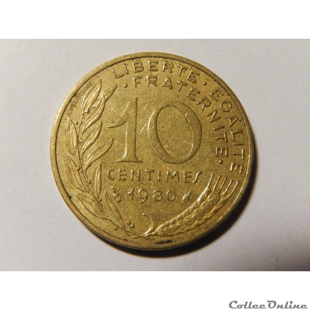 10 centimes Marianne 1980 monnaie france moderne 10 centimes marianne 1980
