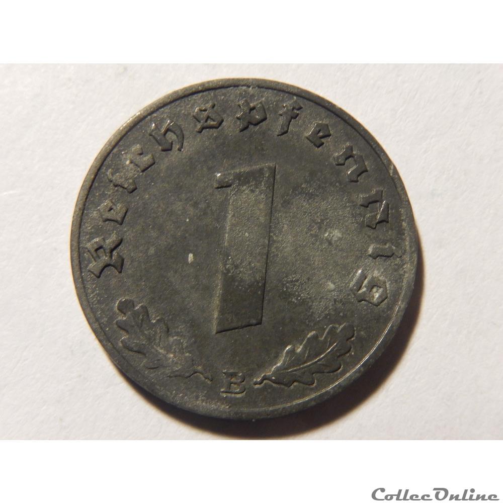 monnaie monde allemagne 1 reichspfennig de 1942