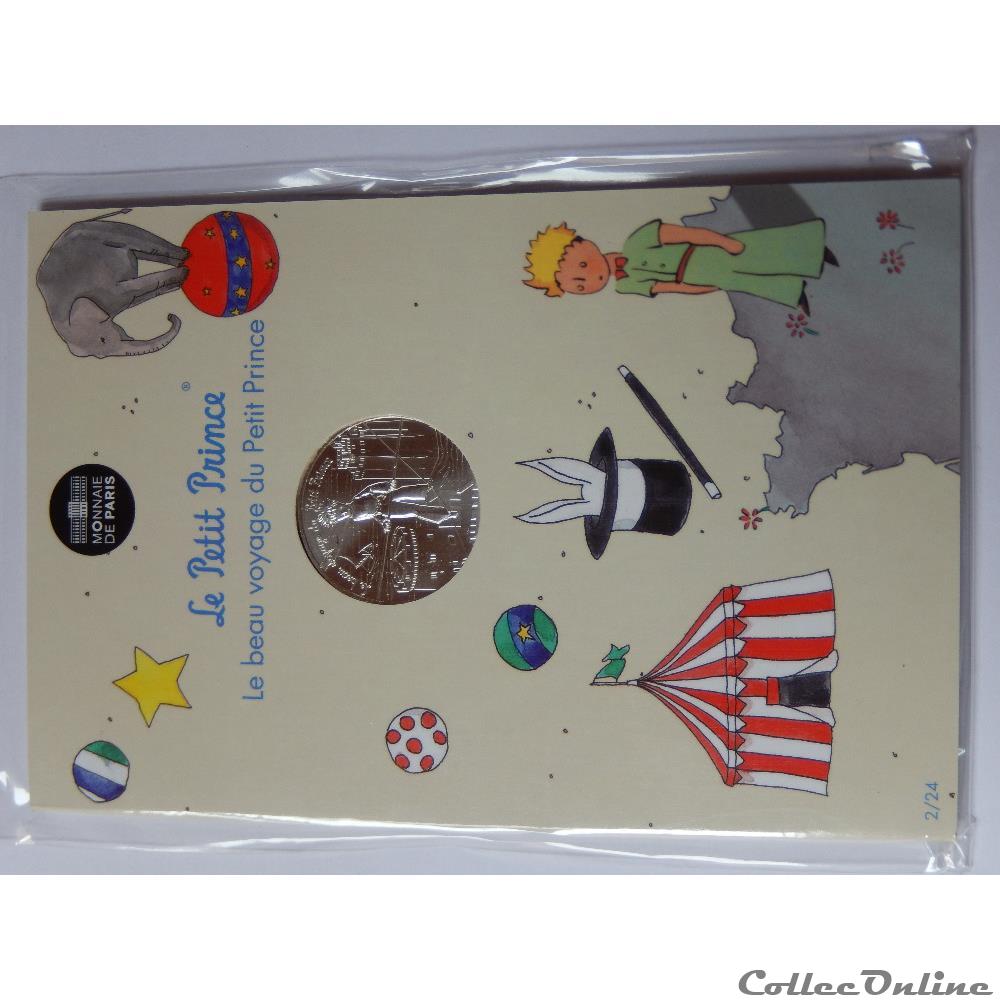 monnaie france moderne 10 euros le beau voyage du petit prince funambule au cirque