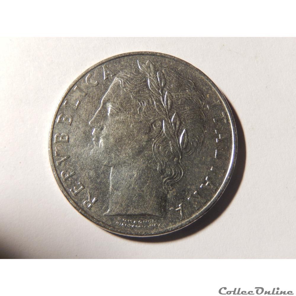 monnaie monde italie 100 lires 1974