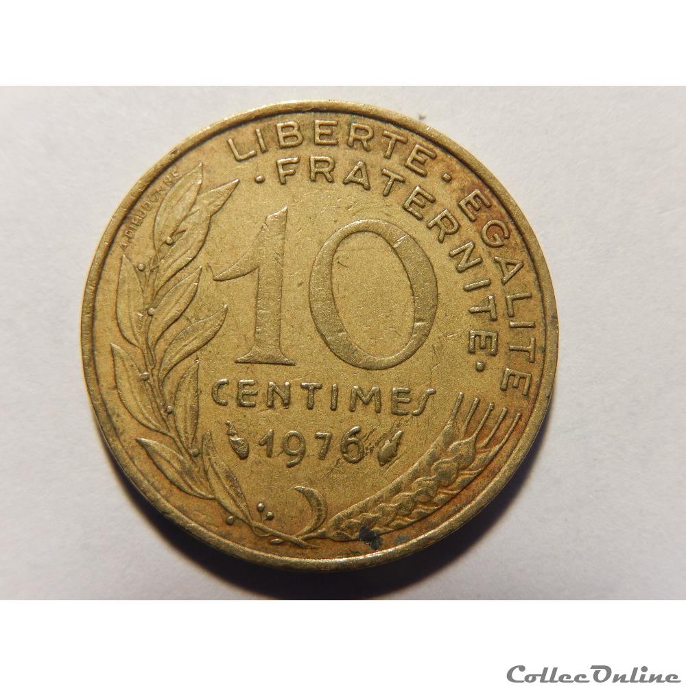 10 centimes Marianne 1976 monnaie france moderne 10 centimes marianne 1976