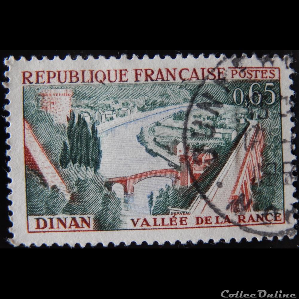 01315 Dinan Vallée de la Rance 0.65F de 1961 timbre france 01315 dinan vallee de la rance 0 65f de 1961