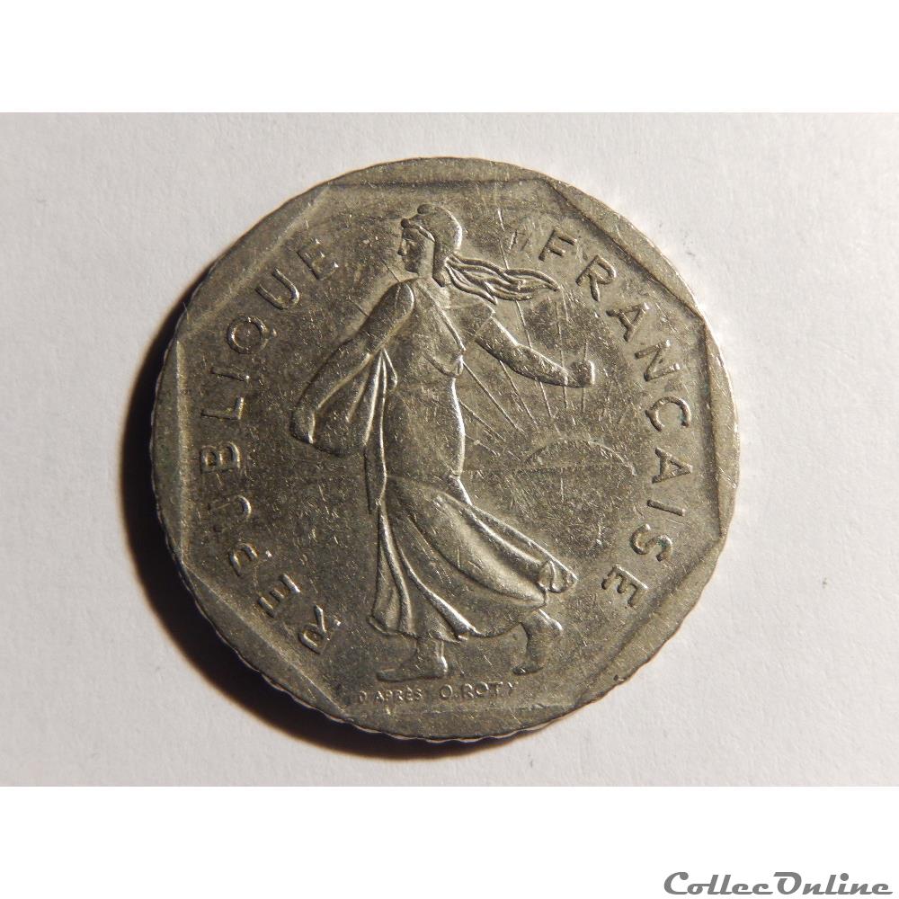 2 Francs Semeuse 1981 3 monnaie france moderne 2 francs semeuse 1981