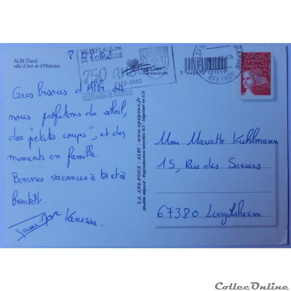 CP du Tarn, Albi carte postale france midi pyrenee cp du tarn albi