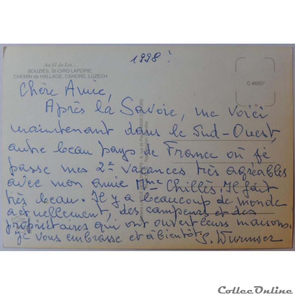 CP du Lot carte postale france midi pyrenee cp du lot