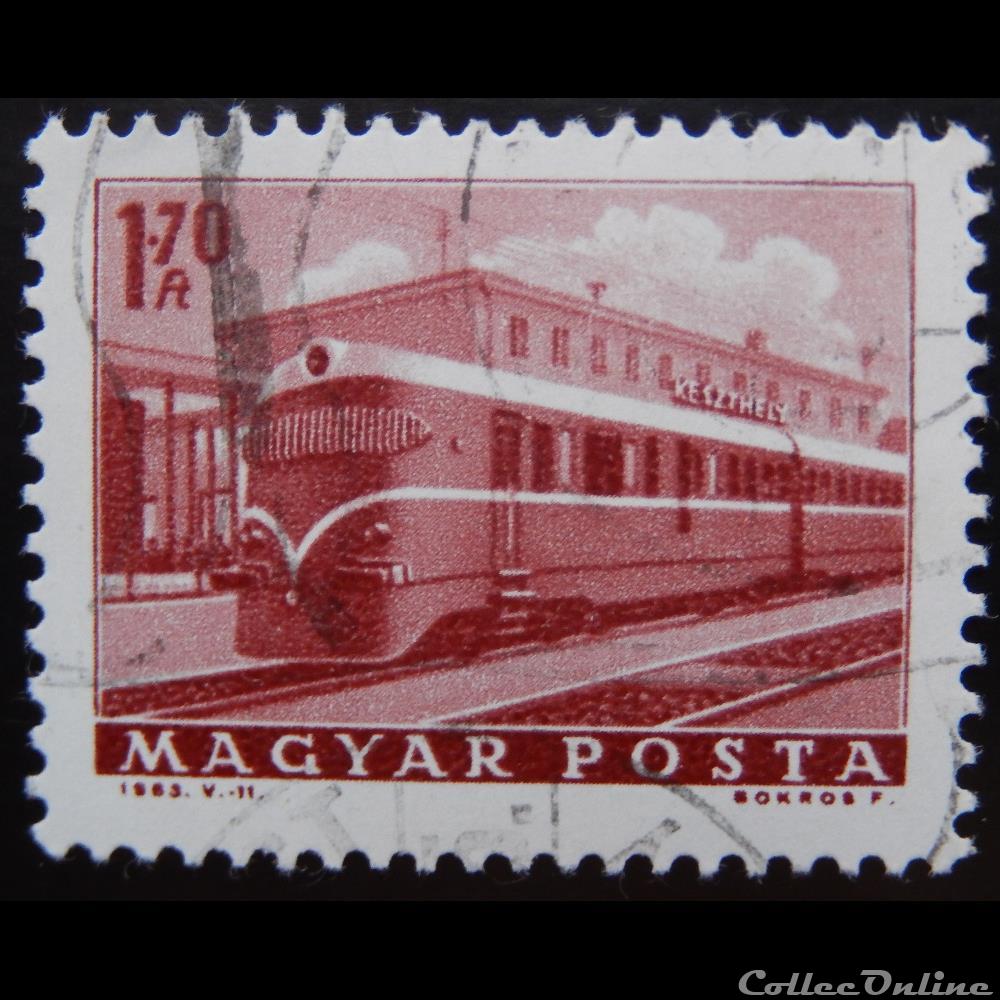 Hongrie 01567 locomotive diesel 1.70ft de 1963 2 timbre europe hongrie 01567 locomotive diesel 1 70ft de 1963